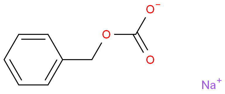 Carbonic acid, mono(phenylmethyl) ester, sodium salt structure