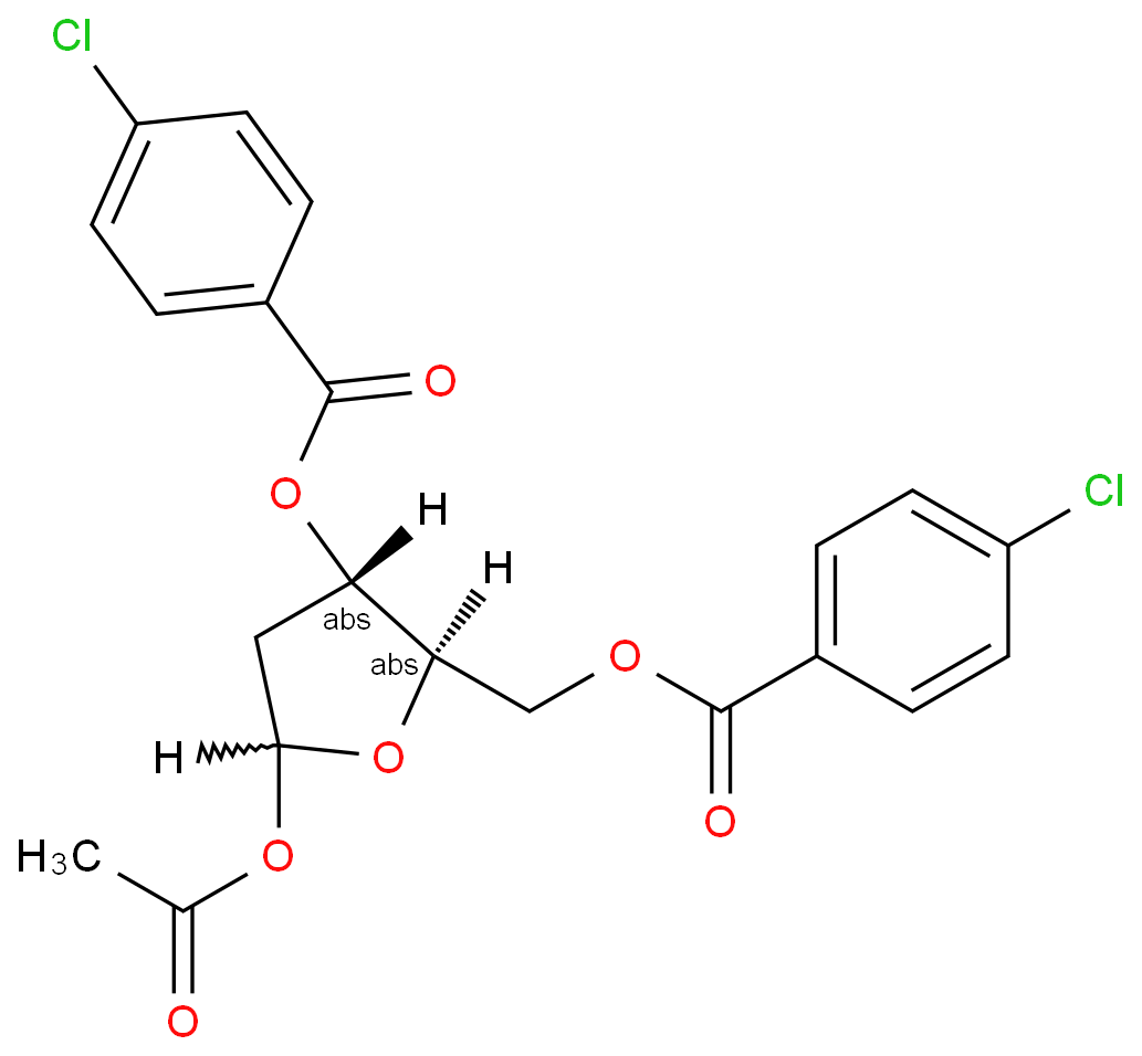 [(2R,3S)-5-acetyloxy-3-(4-chlorobenzoyl)oxyoxolan-2-yl]methyl 4-chlorobenzoate