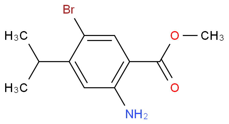 2-氨基-5-溴-4-异丙基苯甲酸甲酯 CAS号:1000018-13-2 科研产品 量大从优 高校及研究所 先发后付