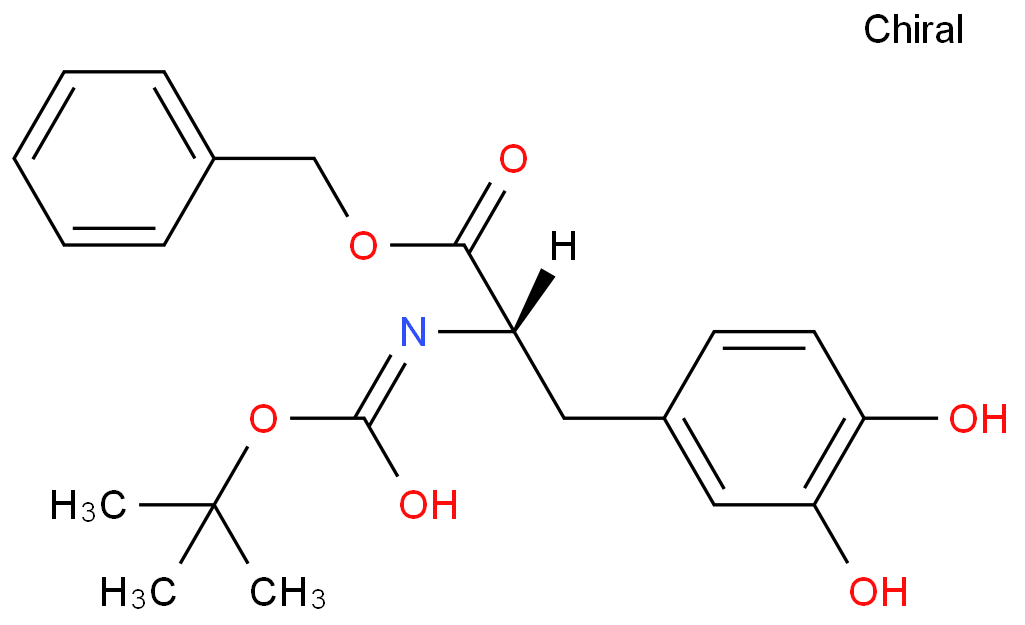 N-(tert-butoxycarbonyl)-3,4-dihydroxy-L-Pheny lalanine benzyl  ester