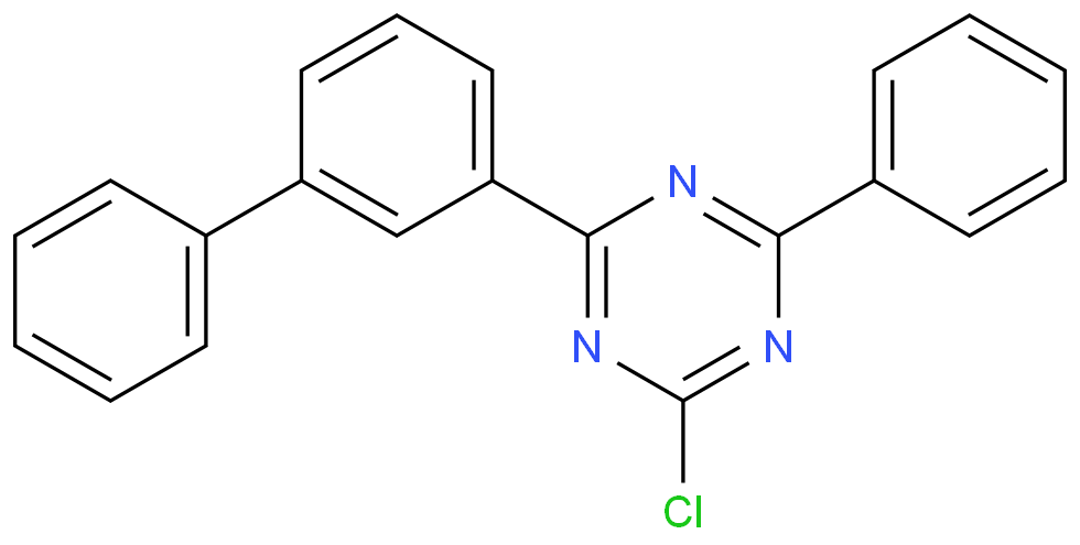 2-([1,1'-联苯]-3-基)-4-氯-6-苯基-1,3,5-三嗪 产品图片
