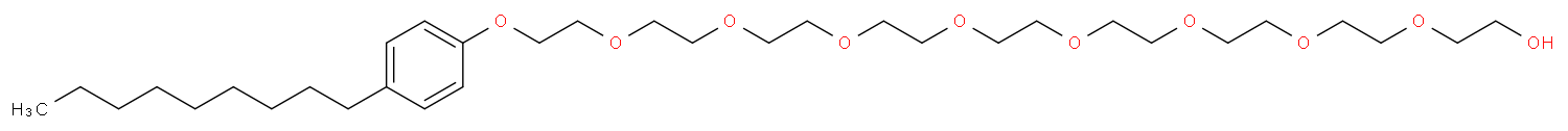 壬基酚聚氧乙烯醚化学结构式