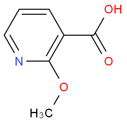 2-甲氧基烟酸化学结构式