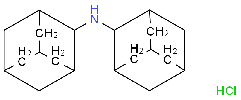 N-Tricyclo[3.3.1.1(3,7)]dec-2-yl-tricyclo[3.3.1.1(3,7)]decan-2-amine hydrochloride