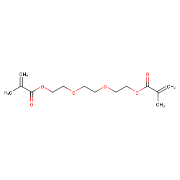 三乙二醇二甲基丙烯酸酯化学结构式