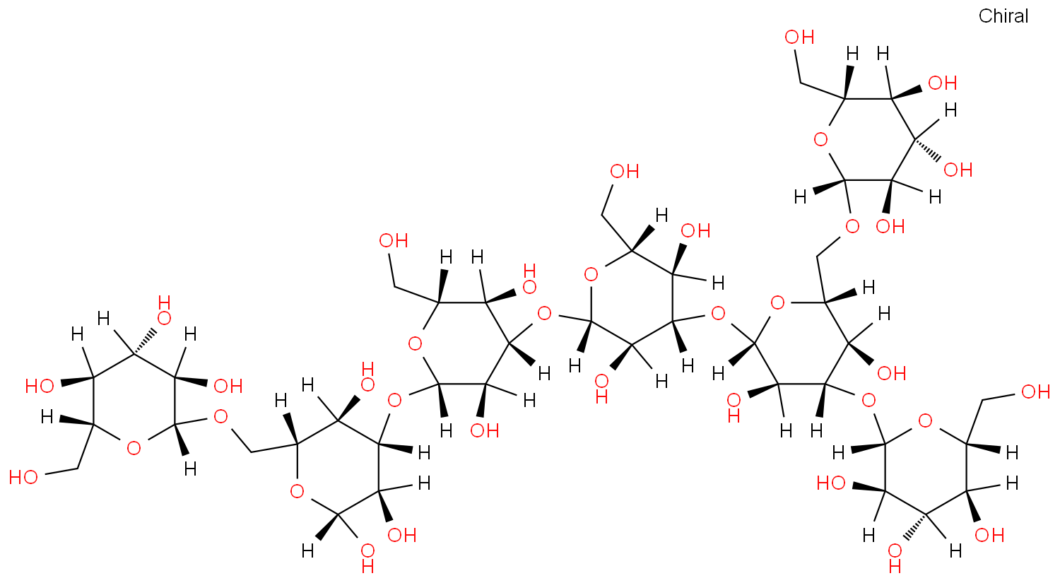香菇多糖化学结构式