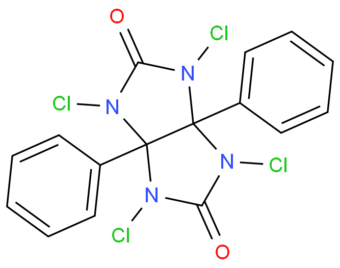1,3,4,6-tetrachloro-3a,6a-diphenylimidazo[4,5-d]imidazole-2,5-dione