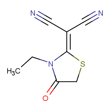 2-(3-乙基-4-氧代噻唑烷-2-亚基)丙二腈CAS号623558-68-9；专业试剂/现货优势供应