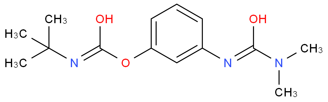 Carbamic acid,N-(1,1-dimethylethyl)-, 3-[[(dimethylamino)carbonyl]amino]phenyl ester  