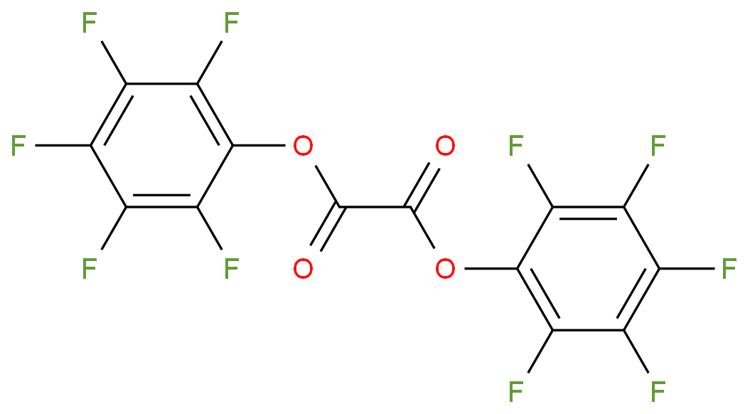 草酸双(五氟苯基)酯化学结构式