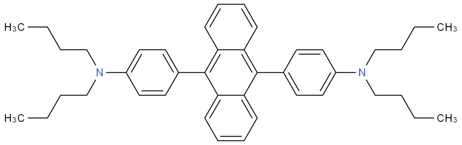 N,N-dibutyl-4-[10-[4-(dibutylamino)phenyl]anthracen-9-yl]aniline