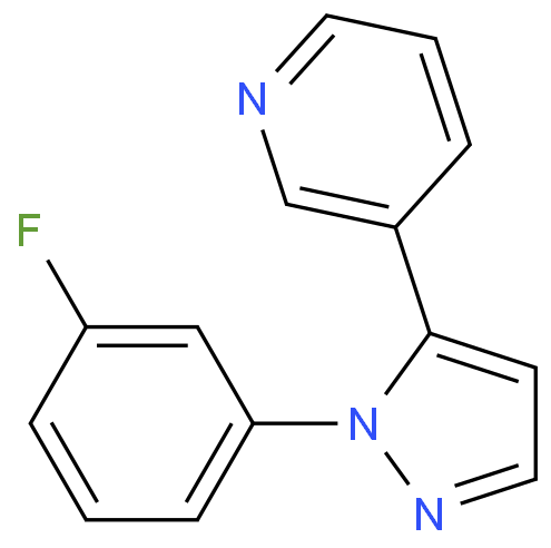 3 - (1 - (3 -氟苯基)-1H -吡唑-5基)吡啶