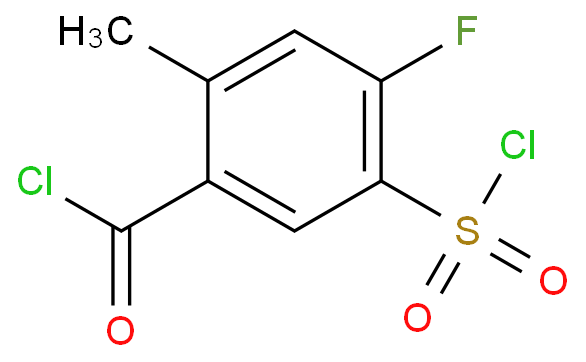 5-(氯磺酰基)-4-氟-2-甲基苯甲酰氯CAS号1594864-96-6(现货供应/质量保证)