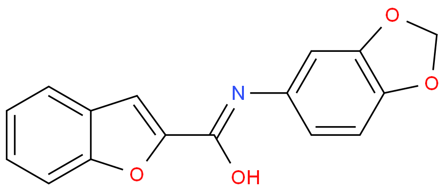 N-(苯并[D][1,3]二氧戊环-5-基)苯并呋喃-2-甲酰胺CAS793712-73-9；现货供应，质量保证