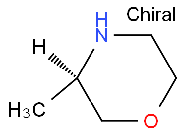 74572-04-6 (R)-3-甲基吗啉 结构式图片