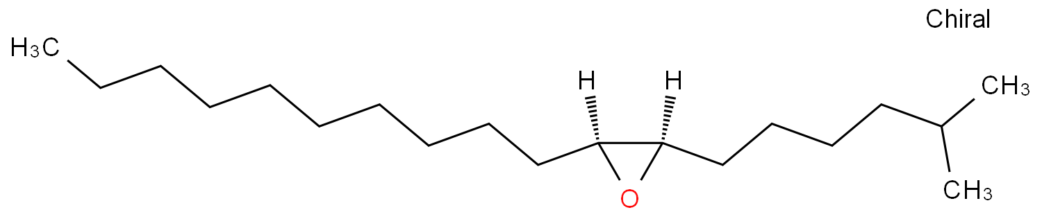 (2S,3R)-2-decyl-3-(5-methylhexyl)oxirane