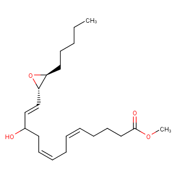 Methyl 14(S),15(S)-Epoxy-11(R,S)-hydroxy-5(Z),8(Z),12(E)-Eicosatrienoate