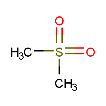 Dimethyl sulfone structure