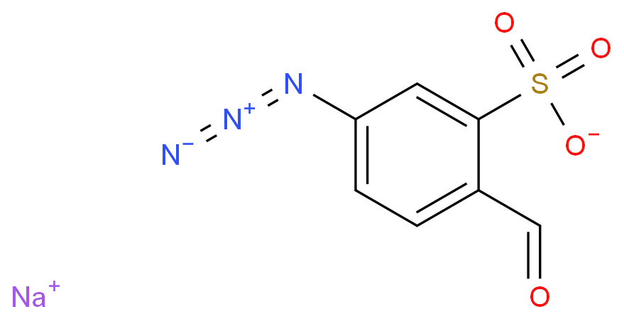 Benzenesulfonic acid,5-azido-2-formyl-,sodium salt