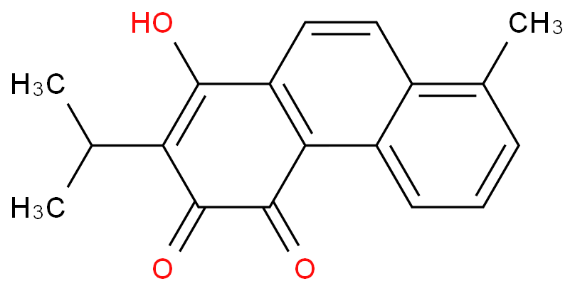 丹参新醌乙化学结构式