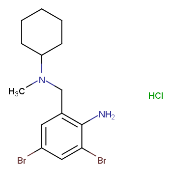 Bromhexine hydrochloride structure