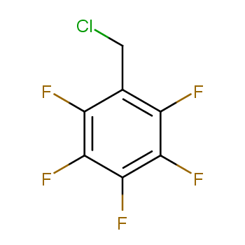 2,3,4,5,6-五氟苄基氯化学结构式
