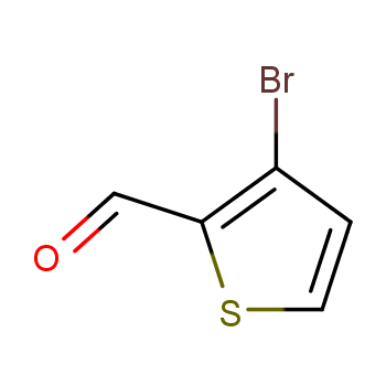 3-溴噻吩-2-甲醛化学结构式