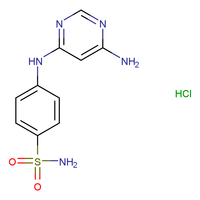 4-((6-氨基嘧啶-4-基)氨基)苯磺酰胺盐酸盐 CAS号:21886-12-4科研及生产专用 高校及研究所支持货到付款