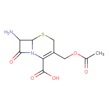 7-Aminocephalosporanic acid structure