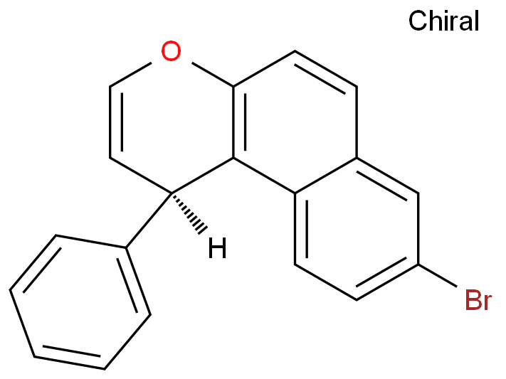 (1R)-8-bromo-1-phenyl-1H-benzo[f][1]benzopyran