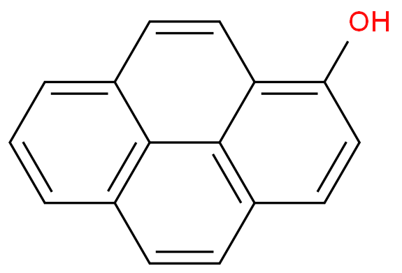 1-羟基芘化学结构式