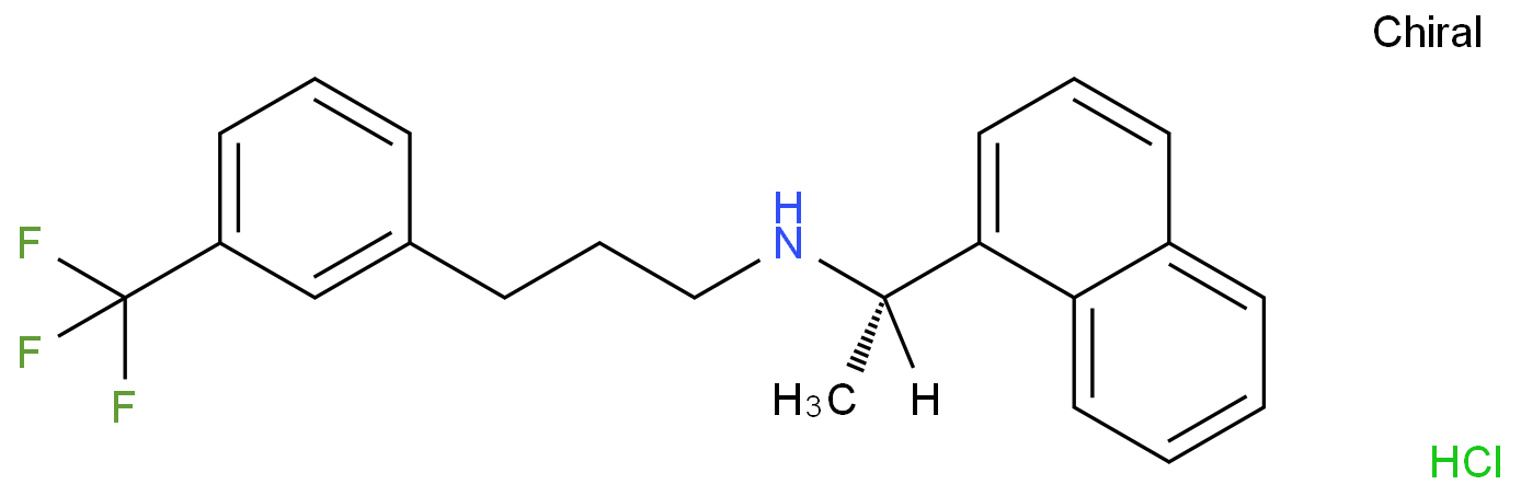 N-[(1S)-1-naphthalen-1-ylethyl]-3-[3-(trifluoromethyl)phenyl]propan-1-amine,hydrochloride