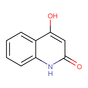 2,4-二羟基喹啉化学结构式