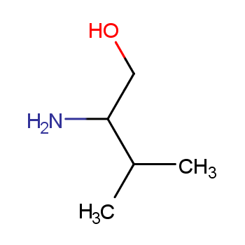 (S)-(+)-2-Amino-3-methyl-1-butanol structure