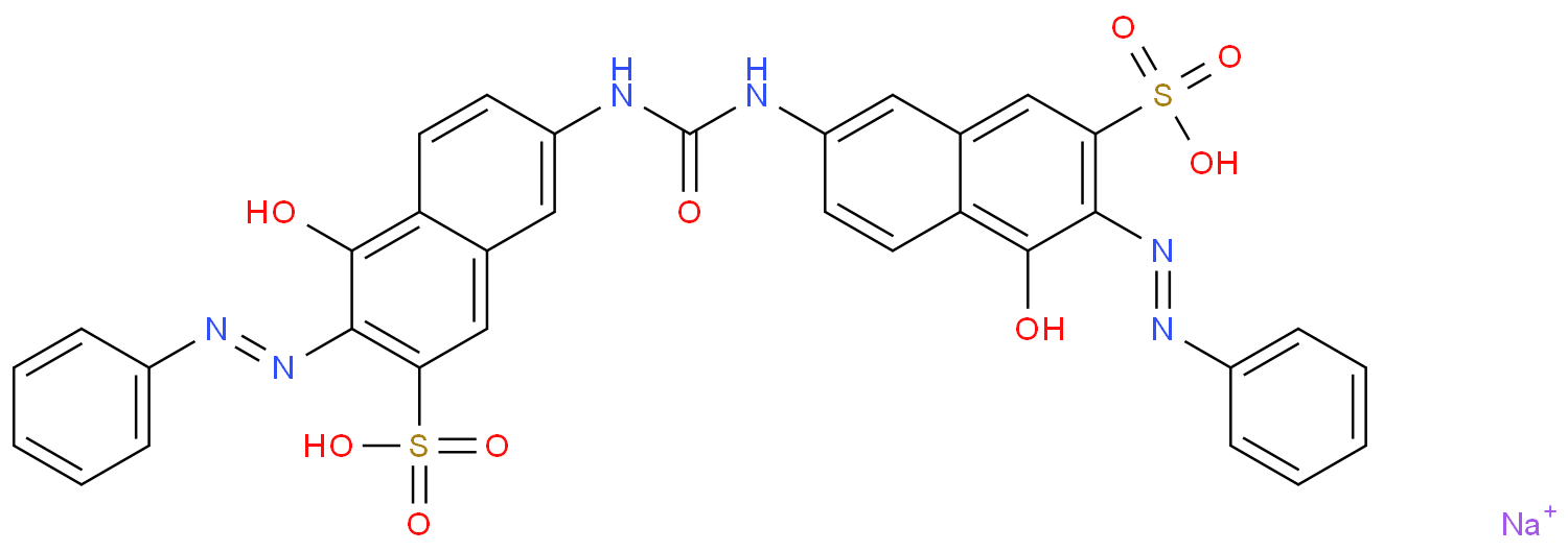 7,7'-(carbonyldiimino)bis[4-hydroxy-3-(phenylazo)naphthalene-2-sulphonic] acid, sodium salt