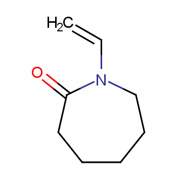 N-乙烯基己内酰胺化学结构式