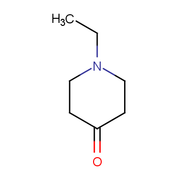 N-乙基-4-哌啶酮化学结构式