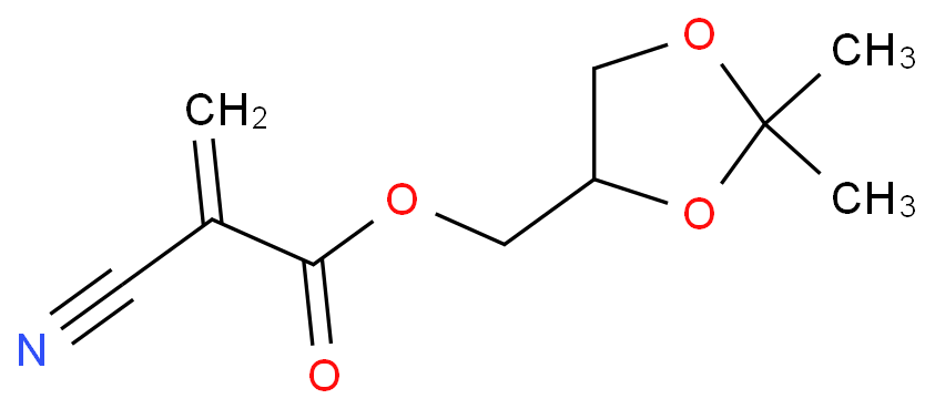 2-Cyano-2-propenoic acid (2,2-dimethyl-1,3-dioxolan-4-yl)methyl ester