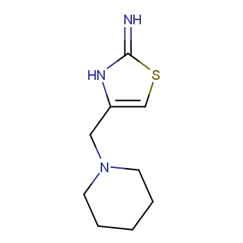 4-(piperidin-1-ylmethyl)-1,3-thiazol-2-amine