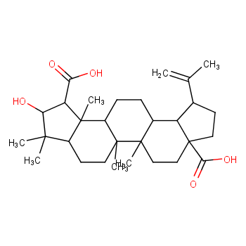 美洲茶酸化学结构式