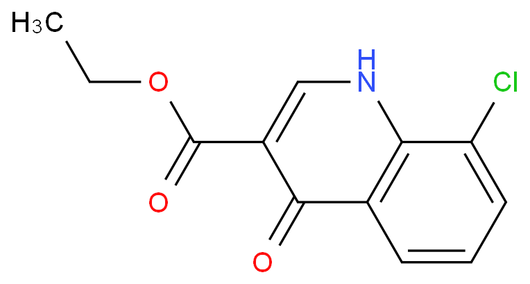 8-CHLORO-4-HYDROXY-QUINOLINE-3-CARBOXYLIC ACID ETHYL ESTER