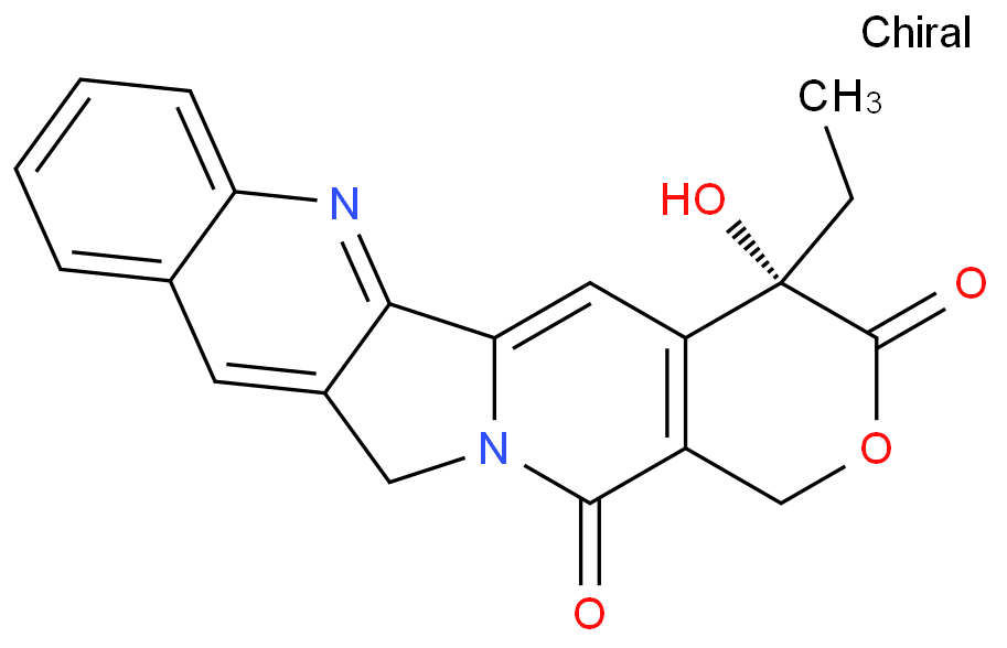 (+)-Camptothecin structure