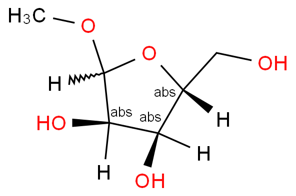 [Perfemiker]甲基-D-呋喃核糖苷(α and β mixture),97%