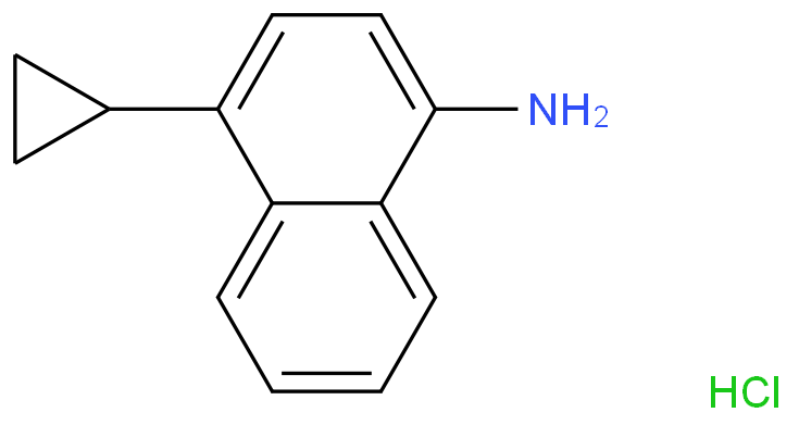 4-Cyclopropyl-1-naphthalenamine HCl
