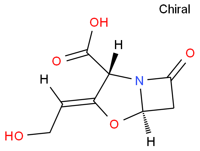 克拉维酸化学结构式