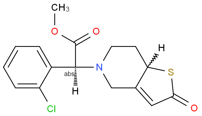 methyl (2S)-2-(2-chlorophenyl)-2-(2-oxo-4,6,7,7a-tetrahydrothieno[3,2-c]pyridin-5-yl)acetate