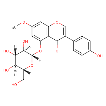 5,4'-DIHYDROXY-7-METHOXYISOFLAVONE-4'-O-GLUCOSIDE