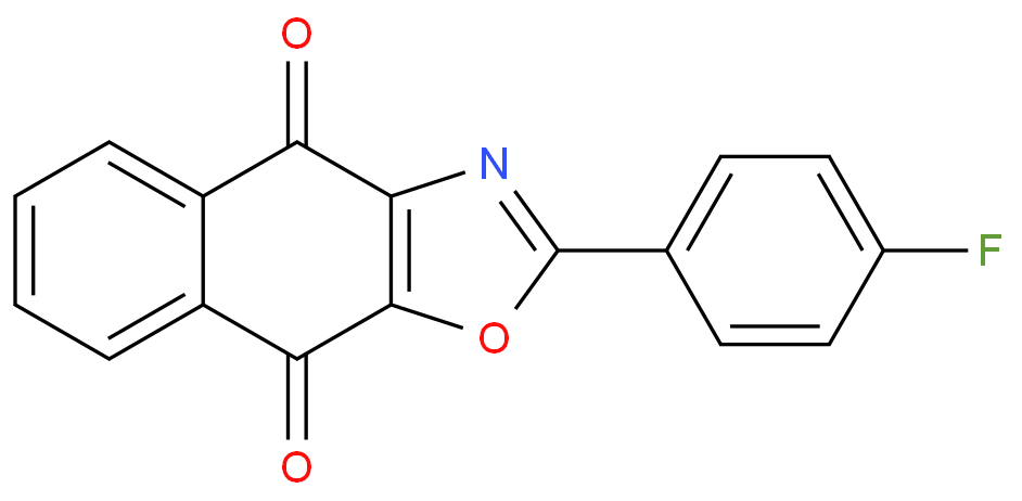 2-(4-氟苯基)萘并[2,3-D]恶唑-4,9-二酮 CAS号:192718-06-2科研及生产专用 高校及研究所支持货到付款