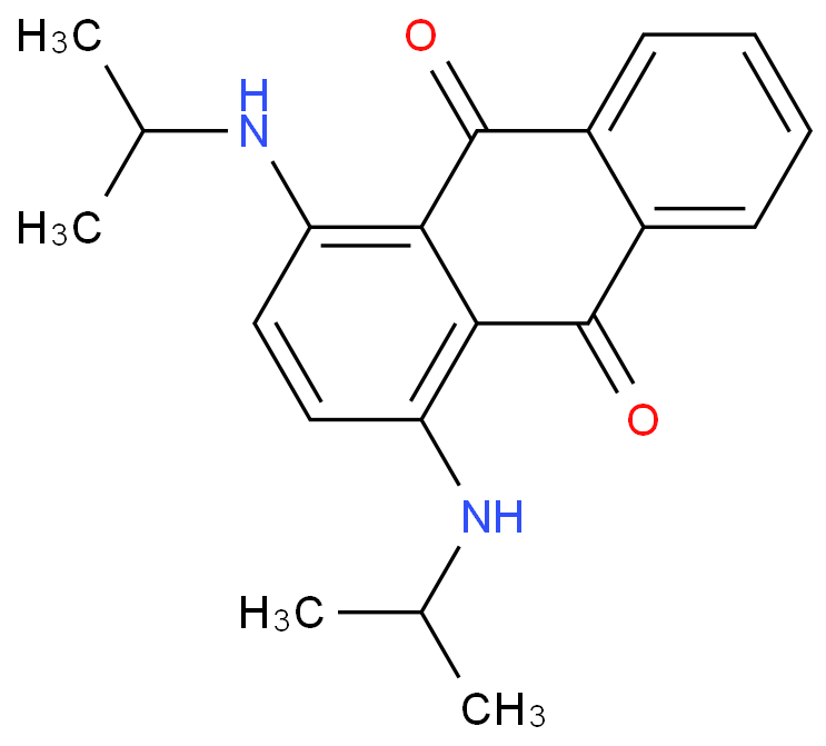 Solvent Blue 36; 14233-37-5 structural formula