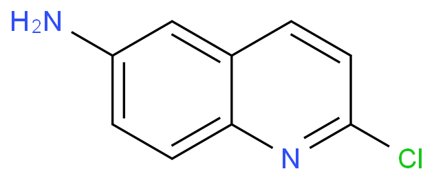 2-氯-6-喹啉胺化学结构式